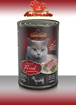 LEONARDO LATA QUALITY SELECTION TERNERA ADULTO 400 GR