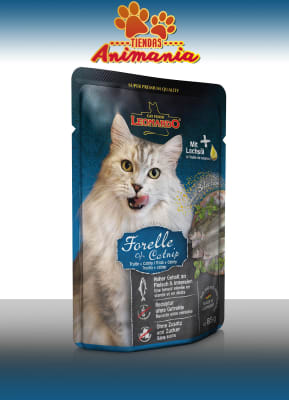 LEONARDO POUCH TRUCHA Y CATNIP 85 GR