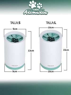 LIMPIADOR DE PATAS PARA PERROS Y GATOS TALLA S