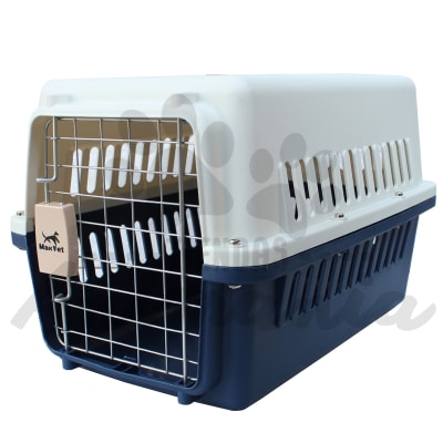 MAXPET JAULA PARA PERROS MP-02A AZUL1