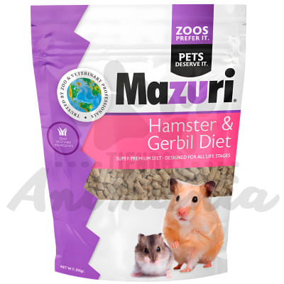 MAZURI HAMSTER Y GERBIL DIET 350 GR
