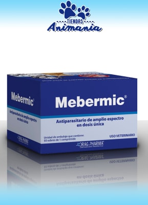 MEBERMIC ANTIPARASITARIO INTERNO 10 KG 50 COMPRIMIDOS (CAJA)1
