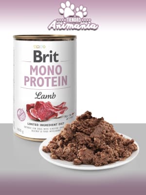 BRIT CARE LATA PERRO MONO PROTEIN CORDERO 400 GR1