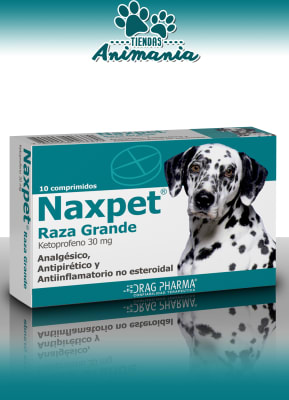 NAXPET 10 COMPRIMIDOS 30 MG RAZA GRANDE