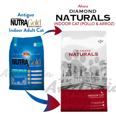 DIAMOND NATURALS CAT INDOOR ADULT FÓRMULA PARA GATOS DE INTERIOR 1 KG