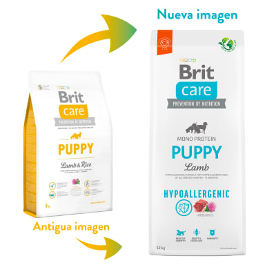 BRIT CARE PERRO CACHORRO HIPOALERGENICO SABOR CORDERO 12 KG