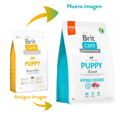 BRIT CARE PERRO CACHORRO HIPOALERGENICO SABOR CORDERO 3 KG