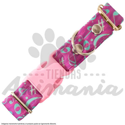 THE ROCKY DOG COLLAR PARA PERROS TALLA S DISEÑO NOTAS MUSICALES