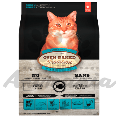 OVEN BAKED TRADITION GATO ADULTO - SABOR PESCADO 4.54 KG