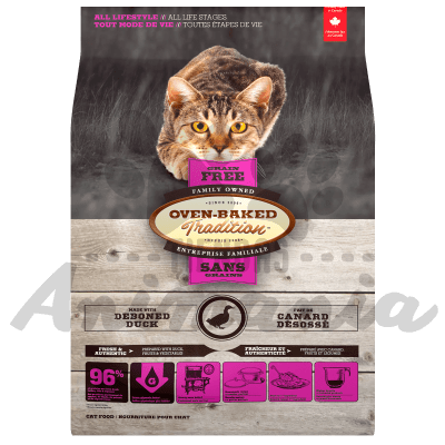 OVEN BAKED TRADITION GATO ADULTO GRAIN-FREE - SABOR PATO 4.54 KG