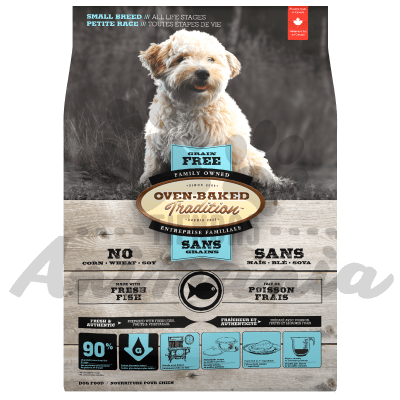 OVEN BAKED TRADITION PERROS RAZA PEQUEÑA TODAS LAS ETAPAS DE VIDA GRAIN-FREE - SABOR PESCADO 2.27 KG