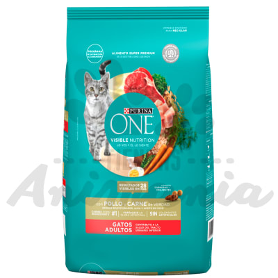 PURINA ONE GATO ADULTO CON POLLO Y CARNE 2 KG