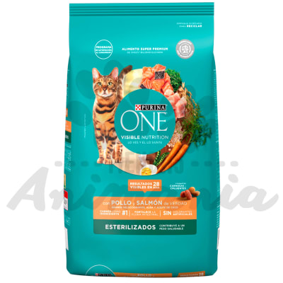 PURINA ONE GATO ESTERILIZADO POLLO Y SALMON 2 KG