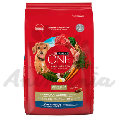 PURINA ONE PERRO CACHORRO TODOS LOS TAMAÑOS CON POLLO Y CARNE 2 KG
