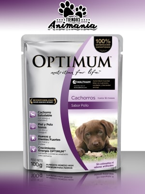 OPTIMUM POUCH PERRO CACHORRO | POLLO 100 GR1