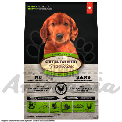 OVEN BAKED TRADITION PERRO CACHORRO TODAS LAS RAZAS - SABOR A POLLO 11.34 KG