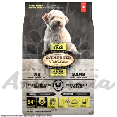 OVEN BAKED TRADITION PERROS RAZA PEQUEÑA TODAS LAS ETAPAS DE VIDA GRAIN-FREE - SABOR POLLO 2.27 KG
