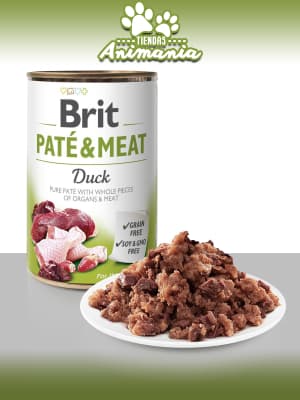 BRIT CARE LATA PERRO PATE & MEAT PATO 400 GR