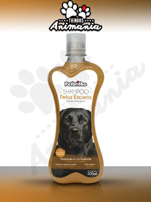 PETBRILHO SHAMPOO PELOS OSCUROS 500 ML1