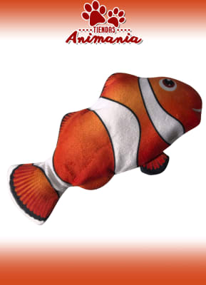 PELUCHE PEZ CON MOVIMIENTO Y CATNIP RECARGABLE (KL-160)1