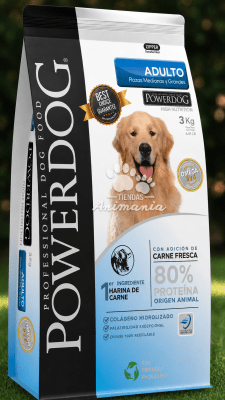 POWERDOG ADULTO RAZA MEDIANA Y GRANDE 3KG