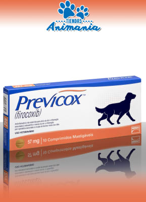 PREVICOX 10 COMPRIMIDOS 57 MG