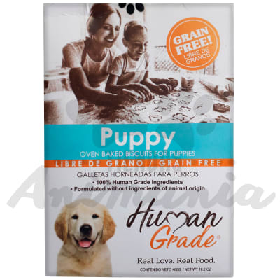 HUMAN GRADE GALLETAS HORNEADAS CACHORRO LIBRES DE GRANOS 460 GR1