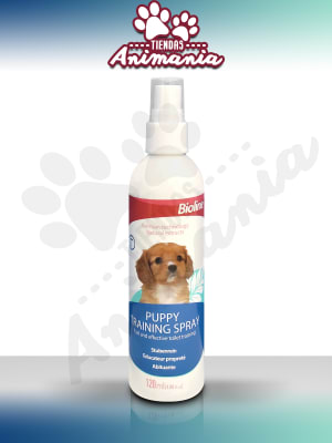 BIOLINE PUPPY TRAINING SPRAY PARA PERROS ENTRENADOR PARA CACHORROS 120 ML1