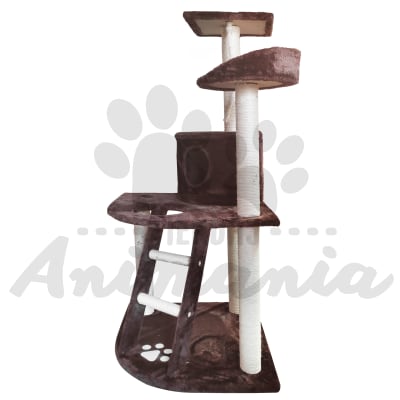 RASCADOR PARA GATOS GRANDE DE INTERIORES TIPO ARBOL CON ESCALERA1