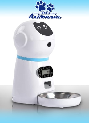 ROBOT ALIMENTADOR AUTOMATICO DE MASCOTAS MEDIANAS O PEQUEÑAS INTELIGENTE