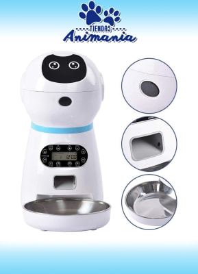 ROBOT ALIMENTADOR AUTOMATICO DE MASCOTAS MEDIANAS O PEQUEÑAS INTELIGENTE