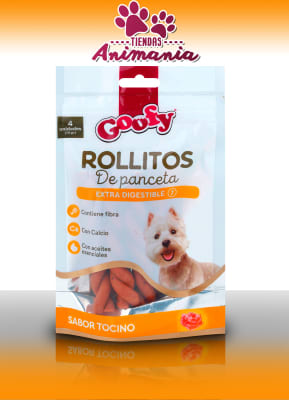 GOOFY SNACKS ROLLITOS DE PANCETAS EXTRA DIGESTIBLE 4 UDS1