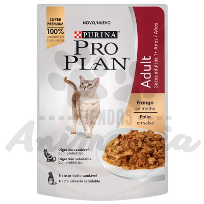 PRO PLAN POUCH ADULTO GATO POLLO 85 GR1