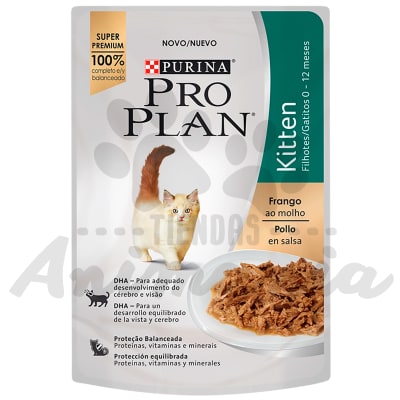 PRO PLAN POUCH KITTEN POLLO 85 GR1