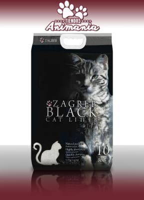 ZAGREB BLACK CAT LITTER ARENA SANITARIA 10 KG1