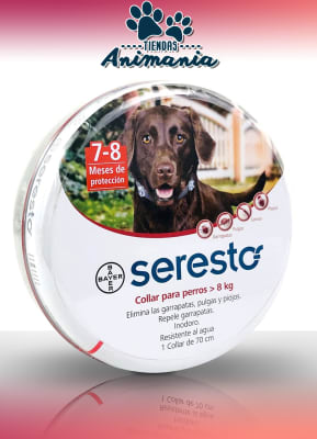 SERESTO COLLAR ANTIPARASITARIO PERROS MAS DE 8 KG