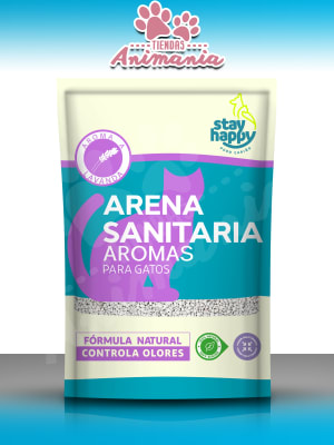 STAY HAPPY ARENA AGLUTINANTE AROMA LAVANDA 10 KG