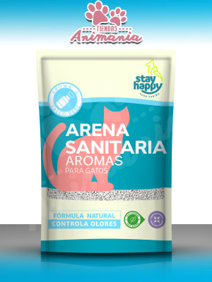 STAY HAPPY ARENA AGLUTINANTE AROMA TALCO BEBE 2 KG1