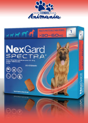 NEX GARD 1 COMPRIMIDO SPECTRA 30.1 - 60 KG1