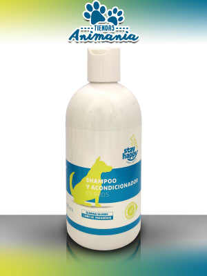 STAY HAPPY SHAMPOO Y ACONDICIONADOR PARA PERROS ECONÓMICO 350 ML1