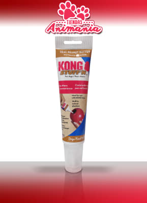 KONG MANTEQUILLA DE MANÍ STUFF'N REAL PEANUT BUTTER 