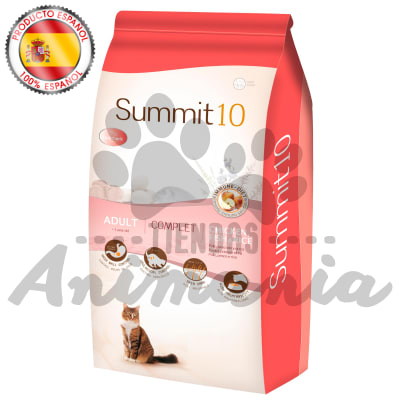 SUMMIT 10 CAT COMPLET CHICKEN FISH & RICE - GATOS SABOR A POLLO, PESCADO Y ARROZ 1.5 KG1