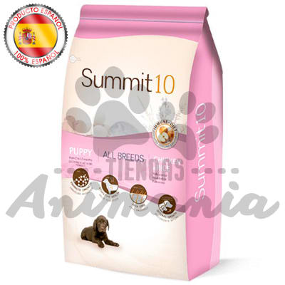 SUMMIT 10 DOG PUPPY ALL BREEDS CHICKEN & RICE - CACHORROS TODOS LOS TAMAÑOS Y ETAPAS DE VIDA SABOR A POLLO Y ARROZ 3 KG