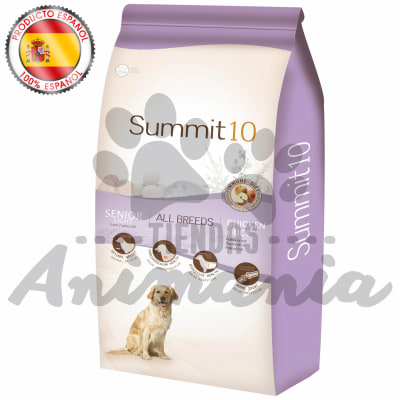 SUMMIT 10 DOG SENIOR/LIGHT ALL BREEDS CHICKEN & RICE - PERROS SENIOR Y CONTROL DE PESO TODOS LOS TAMAÑOS SABOR A POLLO Y ARROZ 15 KG1