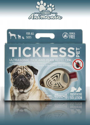 TICKLESS ANTIPULGAS 6 A 12 MESES PET BEIGE1