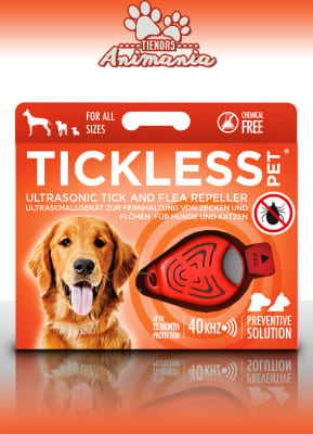 TICKLESS ANTIPULGAS 6 A 12 MESES PET ORANGE1