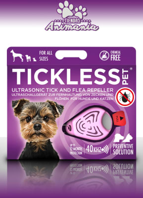 TICKLESS ANTIPULGAS 6 A 12 MESES PET PINK1