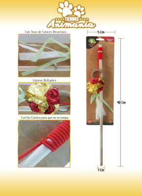 WONDER CAT VARILLA ARO CON TIRAS PARA GATO1