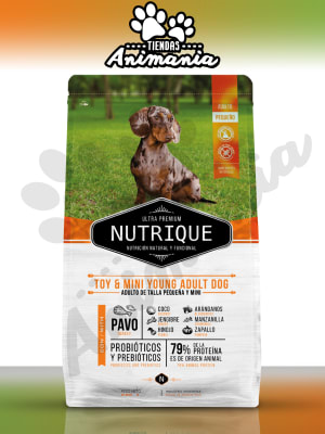NUTRIQUE PERRO TOY & MINI YOUNG ADULT | ADULTOS JOVENES MINIS Y PEQUEÑOS 7.5 KG