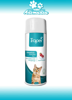 TRAPER SHAMPOO ESPUMA SECA GATO 170 ML